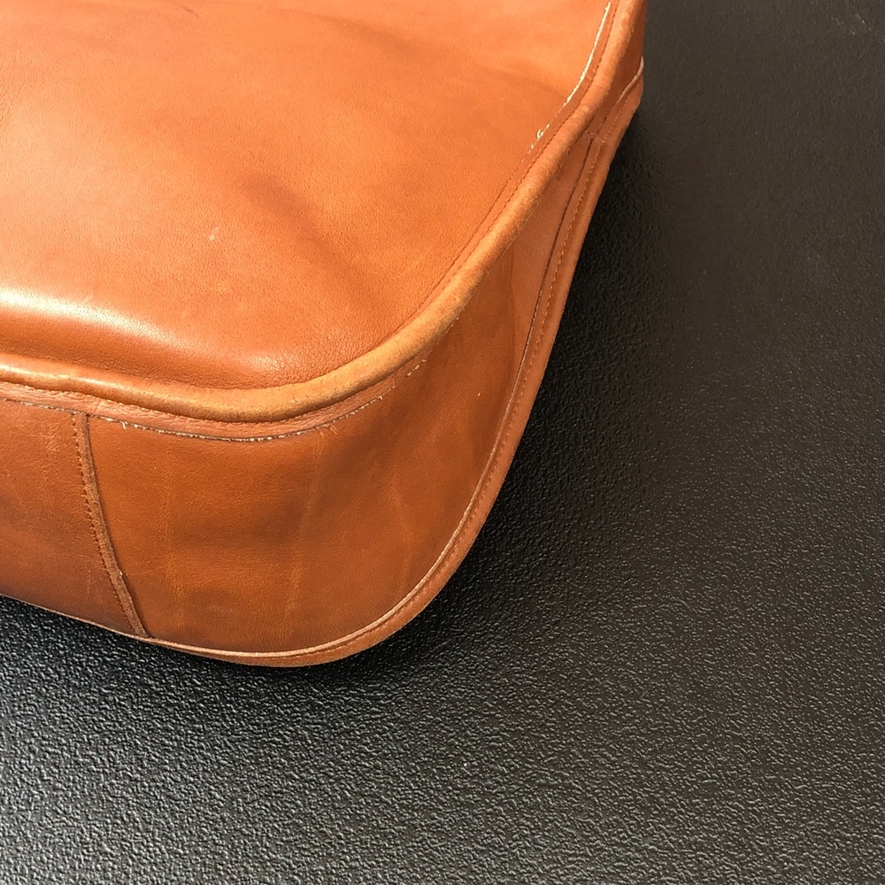 Coach Taft Vintage Bag British Tan USA 1996 #9980 Glovetanned Leather AMAZING - Picture 15 of 17